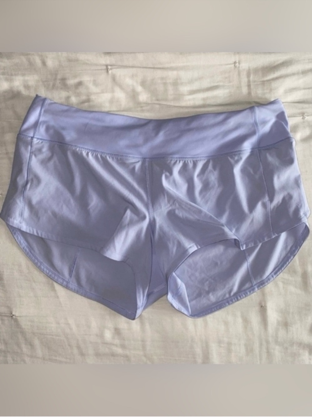 Lululemon Speed Up Short Low-Rise Size 8 Pastel Blue